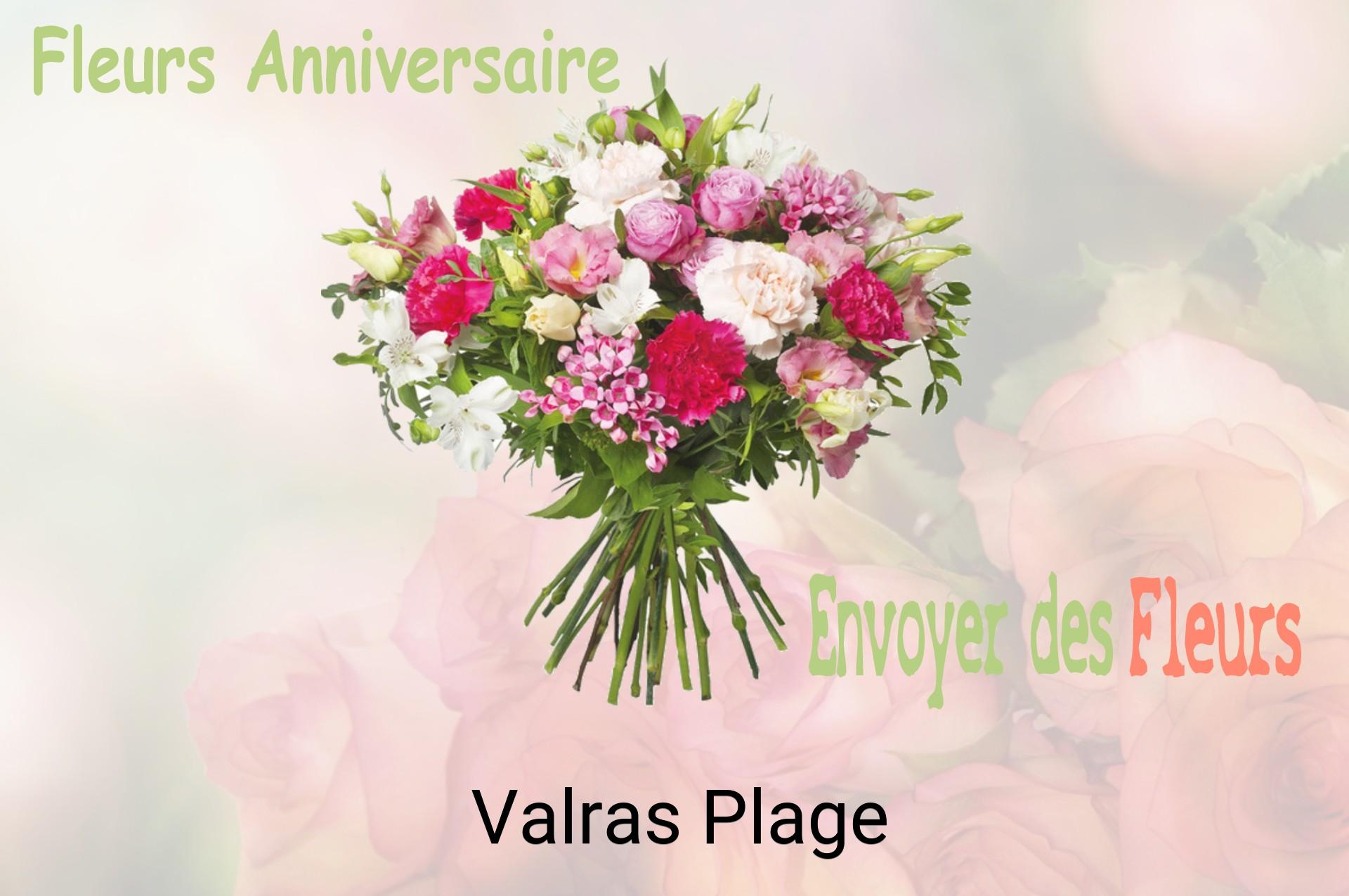 Bouquet de fleurs d’anniversaire livré à Valras-Plage